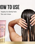 Pantene Keratin Leave-In Conditioner with Argan Oil, Protein Treatment for Dry, Damaged & Color-Treated Hair, Repairs Split Ends & Protects from Damage, Formaldehyde-Free, 8.4 Fl Oz