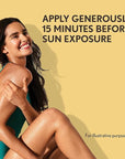 Aveeno Protect + Hydrate Moisturizing Body Sunscreen Lotion with Broad Spectrum SPF 60 & Prebiotic Oat, Weightless & Refreshing Feel, Paraben-Free, Oil-Free, Oxybenzone-Free, 3.0 fl. Oz