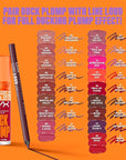 NYX PROFESSIONAL MAKEUP Duck Plump High Pigment Lip Gloss, Lip Plumper Gloss with Spicy Ginger - Brown Of Applause