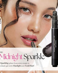 Nature Republic HONEY MELTING LIP GLITTER & PLUMPING (16 MIDNIGHT SPARKLE) SOFT LIP STICK Moisturizing Gloss, Volumizing formula, Color changing Sheer tint, Shine Glimmer Finish, korean make up