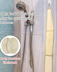 Exfoliating Natural Loofah Back Scrubber Loofah Sponge Back Scrubber for Shower, Deep Clean Your Back & Relax Your Body Bath Shower Scrubber for Men Women