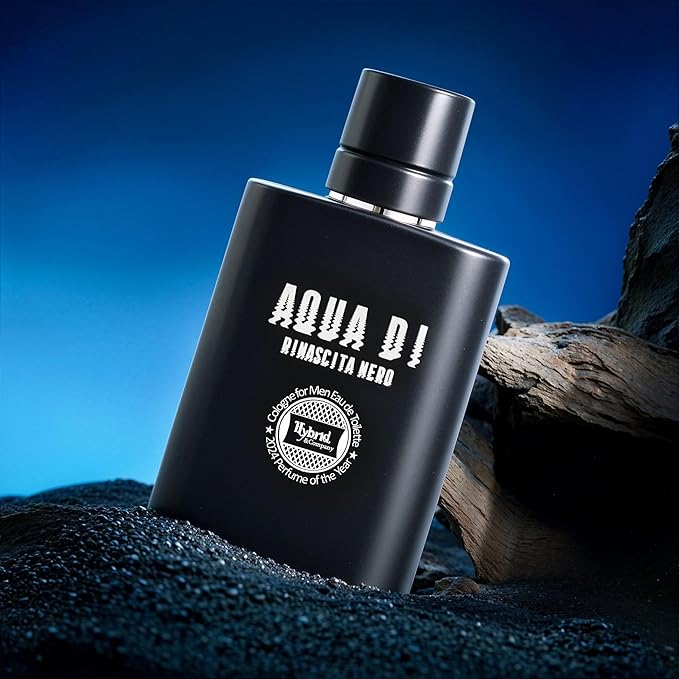 Hybrid & Company Aqua Di Rinascita Nero For Men Eau De Parfum Vaporisateur Natural Spray 3.4 Fl Oz