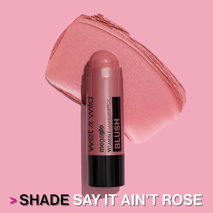 wet n wild Mega Glo Makeup Stick, Buildable Ain't Rose