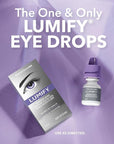 LUMIFY Eye Drops for Red Eyes, Redness Reliever for Brighter Looking Eyes, Works in 1 Minute & Lasts Up to 8 Hours, Eye Drops, 0.17 Fl Oz (5 mL)
