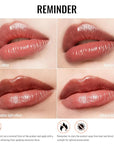 Oulac Moisturizing Shine Red Lipstick for Women, 2 in 1 Tinted Lip Balm for Winter, Hydrated Juicy and Glossy Lip Color for Dry, Cracked and Chapped Lips, Vegan 2.2g/0.07oz (02)