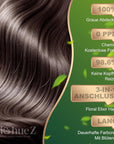 Permanent Hair Dye Hair Color for Gray Hair Coverage PPD-Free Hair Color Kit Medium Brown Hair Dye 3C Dark Mocha Brown Chocolate Brown