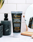 SheaMoisture African black soap bamboo charcoal body scrub exfoliate, 6 Ounce