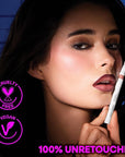 wet n wild Perfect Pout Lip Liner Stain, Long-Lasting Transfer-Proof Formula with Blade-Like Applicator for Precision & Full Lip Coverage, Vegan & Cruelty-Free - Spilled Wine