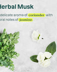 ATTITUDE Foaming Hand Soap, EWG Verified, Plant and Mineral-Based Ingredients, Vegan and Cruelty-free Personal Care Products, Herbal Musk, 10 Fl Oz