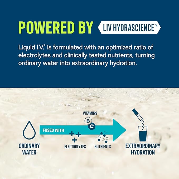 Liquid I.V.® Hydration Multiplier - Acai Berry | Electrolyte Powder Drink Mix | 1 Pack (16 Servings)