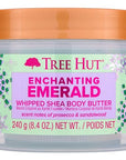 Tree Hut Enchanting Emerald Whipped Shea Body Butter | Long-lasting Hydration Leaves Skin Feeling Soft & Moisturized | Limited Edition Holiday | 8.4 fl oz.