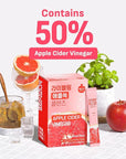 [Liveling] Apple Cider Vinegar Drink Stick & 3-in-1 Shot – Grapefruit Flavor | Supports Digestion, Daily Cleanse, Sugar-Free, Low-Calorie, Portable On-The-Go Packets (30 sticks)