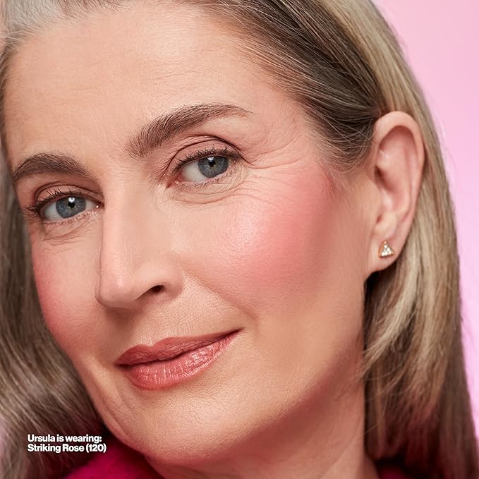 Revlon Illuminance Gel Serum Blush, Visibly Plump Cheeks, Dewy Finish and Hydrates All Day, 120 Striking Rose, 0.37 fl oz.