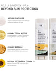 Raw Elements Mike Field Lip Sunscreen - SPF 30, UVA-UVB Protection, Reef-Safe, Non-Nano Zinc, Water Resistant, 0.15 oz (2 Pack)