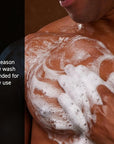 Cremo Body Wash Men, Notes of Bright Cardamom, Dry Papyrus and Aromatic Palo Santo, 16 Fl Oz