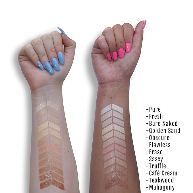 Organic Concealer, FULL Coverage Cover Up, 100% Natural, Bare Naked