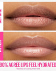Maybelline New York Lifter Gloss Hydrating Lip Gloss with Hyaluronic Acid, Gummy Bear, Sheer Light Pink, 1 Count