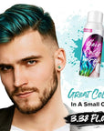 Light Blue Hair Spray Color