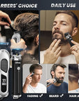 Ufree Hair Clippers for Men, Professional Clippers and Trimmers Set, Cordless Clippers for Hair Cutting, Beard Trimmer, Barber Clippers, Rechargeable Electric Shaver, Gifts for Men