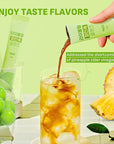 [Liveling] Pineapple Cider Vinegar Drink Stick & 3-in-1 Shot with ACV – Korean-Plum Flavor | Supports Digestion, Daily Cleanse, Sugar-Free, Low-Calorie, Portable On-The-Go Packets (30 sticks)