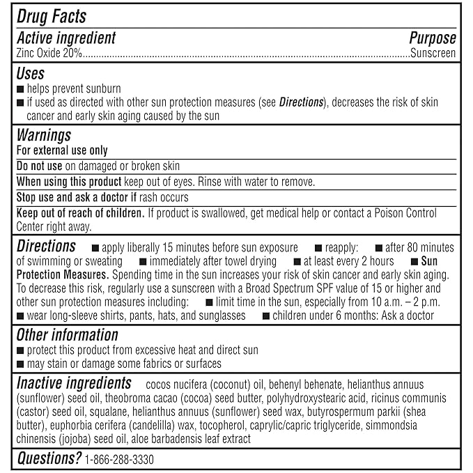 Coppertone Pure and Simple Kids Exclusive Disney Moana Sunscreen Stick SPF 50, Hypoallergenic, Mineral Sunscreen for Kids, Water Resistant, Oxybenzone and Octinoxate Free, 0.49 Oz Stick