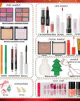 Makeup Advent Calendar 2025 for Women & Teen Girls, Xmas Countdown Calendar, 24 Days Christmas Gift Sets Full Makeup Kit Gift