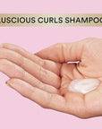 Suave Pink Luscious Curls Shampoo for Defining Curly Hair with Amino Acid Complex 16.5 oz