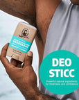 Dr. Squatch Natural Deodorant for Men - Odor-Squatching Aluminum Free - Coconut Castaway (2.65 oz, 3-Pack)