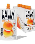Dally Peach Drinkable Konjac Jelly (10 Pouches) – 10-Calorie, Zero Sugar Korean Fruit Snack – Prebiotics & Postbiotics for Skin, Immune & Weight Management