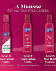 Suave Whipped Mousse - Captivating Curls for Wavy and Curly Hair, Anti-Frizz Styling Product for Flexible, Crunch-Free Styles, 7 oz (Pack of 2)