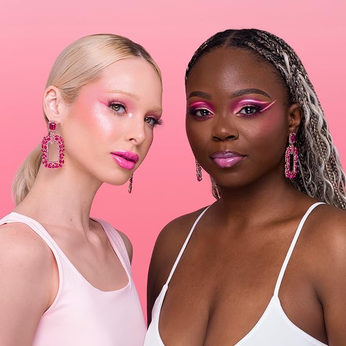 Juvia's Place Smoothie Lip Gloss Pink Melon - Hydrating Cream Lipgloss with Pink & Mauve Tones - Non Sticky Plumping Glosses - High Shine Lipgloss for Women - Lip Plumper with Cocoa Butter & Chia Oil