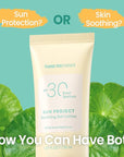 THANKYOU FARMER Sun Project Soothing Sun Lotion SPF 30 - Korean Sunscreen with Centella Asiatica - Dermatologist Tested, Broad Spectrum, Hydrating, Lightweight, No White Cast - 1.69 fl oz