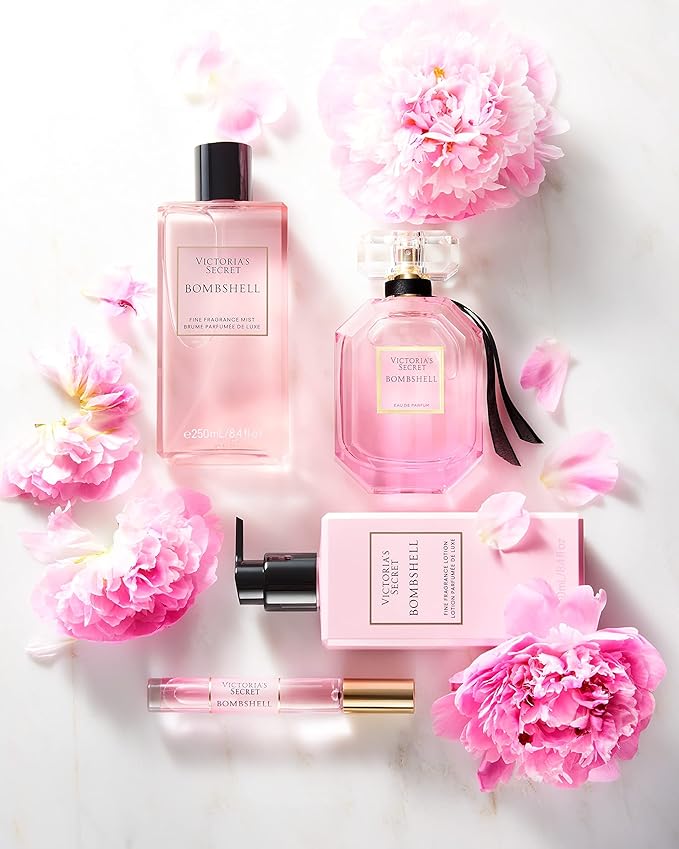 Victoria's Secret Bombshell Eau de Parfum, Notes of Purple Passion Fruit, Shangri-La Peony & Vanilla Orchid, Perfumes for Women (3.4 oz)