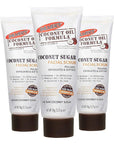 Palmer's Coconut Oil Formula Coconut Sugar Facial Scrub Exfoliator, Face Scrub to Gently Exfoliate Away Dirt and Dead Skin Cells with Chamomile to Soften & Calm, 3.17 Ounces (Pack of 3)