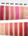 6PCS Diamond Lip Gloss Set, Matte & Pearlescent Finish, Long-Lasting Hydrating Lipstick, Non-Sticky, High-Pigment Formula for All-Day Wear, Shimmer & Velvet Effect (Diamond B, 1)