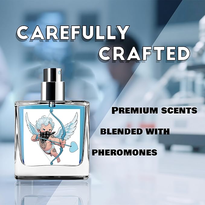 Pheromone Cologne for Men, Pheromone-Infused, Long-Lasting Mens Cologne with Boosted Personal Charm, 1.7oz Travel Spray Bottle
