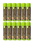 Panama Jack Sunscreen Lip Balm - SPF 45, Broad Spectrum UVA-UVB Sunscreen Protection, Prevents & Soothes Dry, Chapped Lips, Tropical, 12-pack