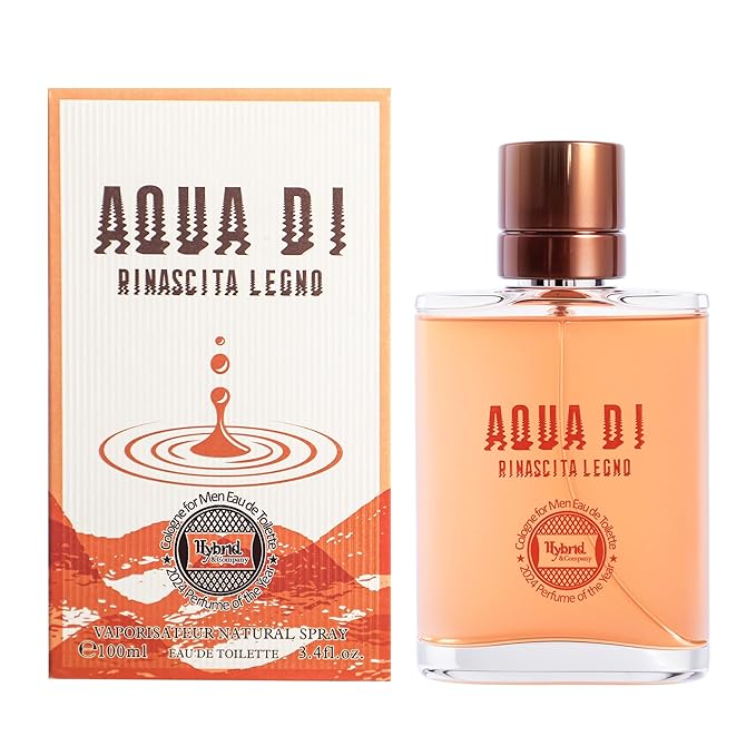 Hybrid & Company Aqua Di Rinascita Lecno For Men Eau De Parfum Vaporisateur Natural Spray 3.4 Fl Oz