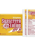 Safetec Sunscreen, 3.5 g. (.123 oz.) Pouch 25ct. Box (24 Boxes/case) SPF 30