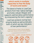 Himalaya LiverCare for Total Liver Support, Cleanse and Detox, Protects Cells & Enzymes, 375 mg, 42 Capsules, 3 Week Supply
