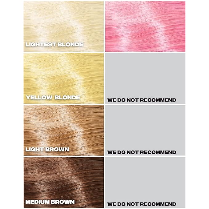 Good Dye Young Semi-Permanent Hair Color, Vegan and Cruelty-Free Pink Hair Dye, Last up to 24 Washes, Non-Damaging Conditioning Hair Color (5FL OZ, Pink Puff)