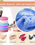 Nugilla Reusable Makeup Remover Pads, 18 Packs Microfiber Face Cloth with a Washable Laundry Bag, Reusable Rounds Towels for Face Cleaning, Soft Facial Rounds Wipes Eyes/Lips Clean for Women Gifts