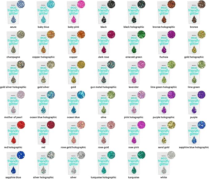 Hemway Biodegradable Glitter Eco Friendly - 100g/3.5oz Bio Cosmetic Safe Sparkle Vegan for Face Eyeshadow Body Hair Festival Makeup Craft - Super Chunky (1/8" 0.125" 3mm) - Turquoise Blue