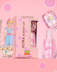 ColourPop x Toy Story Ultra Glossy Lip Gloss - High-Shine, Non-Sticky & Hydrating Lip Gloss with a Flexible Paddle Applicator - Sheer Pink with Baby Blue Pearl Finish - Peep This (0.12 oz)