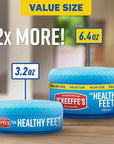 O'Keeffe's for Healthy Feet Foot Cream - 6.4 oz Jar (1 Pack) - Guaranteed Relief for Extremely Cracked, Dry Feet, Repairing Skincare, Instantly Boosts and Retains Moisture Levels