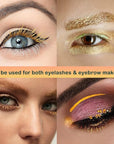 Maydear Gold Waterproof Colored Mascara - Long Lasting, Smudgeproof, Fast Dry, Lengthening Eye Makeup for Women - Party & Stage Use