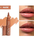 Palladio Lip Stain, Hydrating and Waterproof Formula, Matte Color Look, Longlasting All Day Wear Lip Color, Smudge Proof Natural Finish, Precise Chisel Tip Marker, Nude