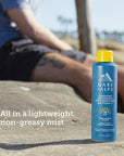 Oars + Alps Hydrating SPF 70 Sunscreen Spray, Infused with Vitamin C and Antioxidants, Water and Sweat Resistant, 6 Oz, 2 Pack