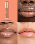 Milani Lip Gloss, Keep It Full Nourishing Lip Plumper with Hyaluronic Acid & Peptides for Soft, Fuller-Looking Lips (0.13 Fl. Oz.) Tropical Shine