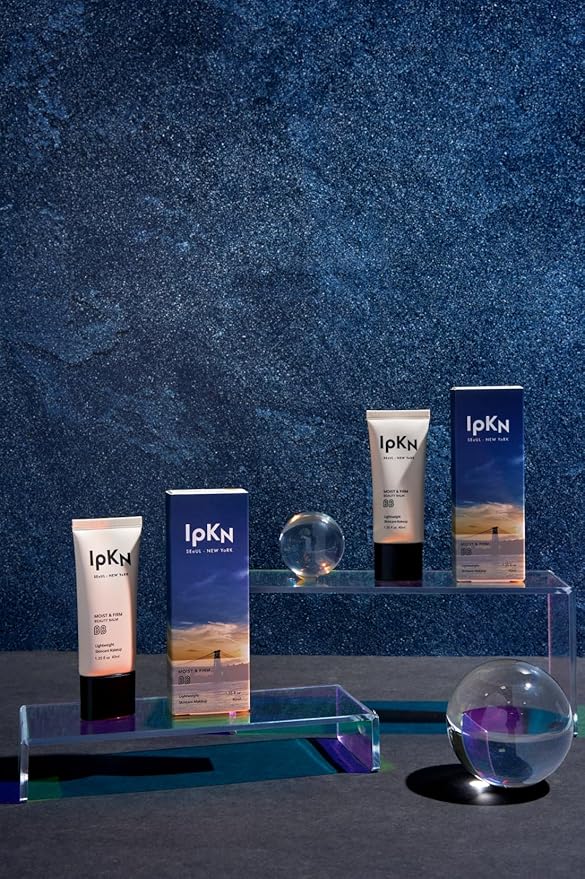 IPKN Moist & Firm BB Cream - Ultra-Hydrating Daily BB Cream with or without SPF40 - Lightweight, Non-Greasy Face Base with Antioxidants for Smooth, Radiant Skin